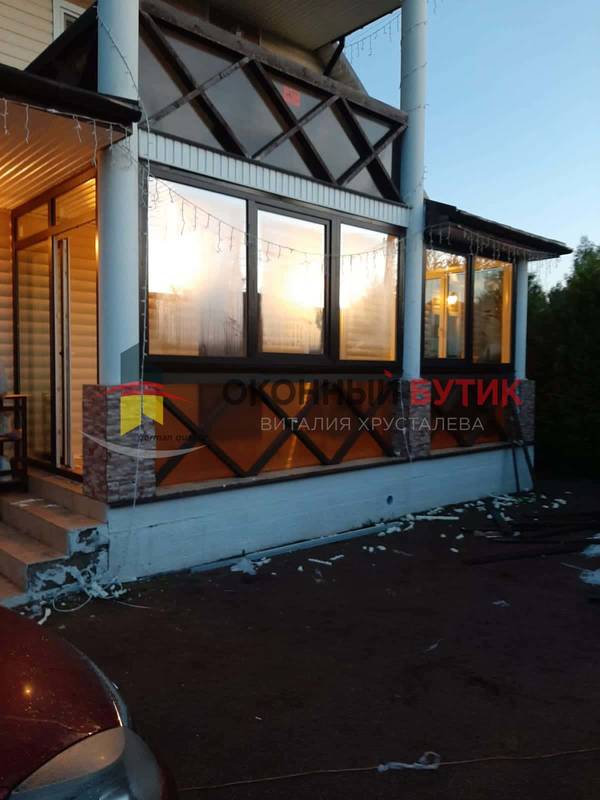 Замена остекления в загородном доме из бруса в СНТ Заозерное - фото 1