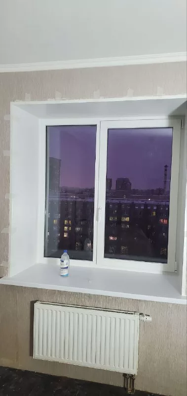 Окно после монтажа