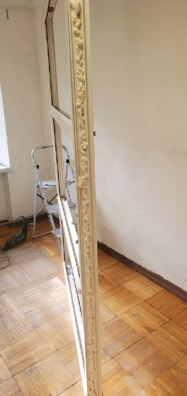 Старая рама после демонтажа