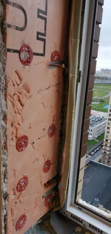Рама в проёме, боковая сторона