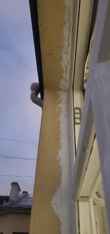 Боковой шов снаружи